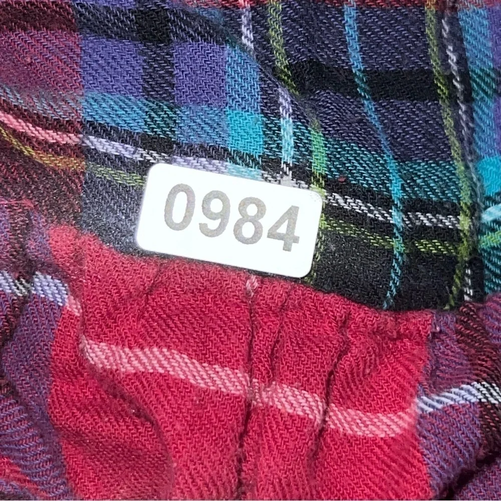 Chaps Denim Women’s Plus Size 2X Plaid Button-Up Tunic Shirt - Picture 7 of 7